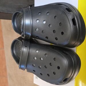 H2K WOMEN'S CLASSIC CLOCK CLOGS - BLACK